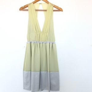 BCBG generation chiffon & satin dress